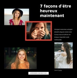 Soyez Conscient Du Moment Présent - Modèle HTML