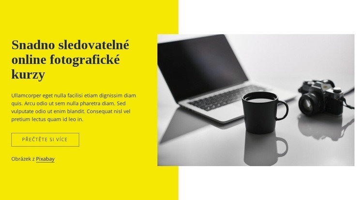 Online fotografické kurzy Šablona CSS