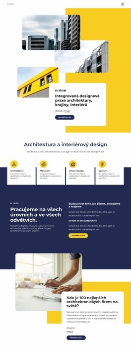 Nejlépe Hodnocení Architekti – Šablona Pro Tvorbu Webových Stránek