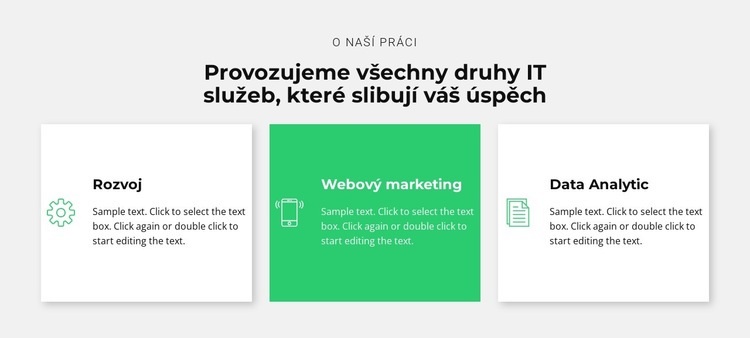 Úspěšná IT společnost Šablona HTML