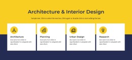 Responsive HTML For Architecture And Interior