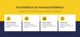 Architektur Und Interieur – Mehrzweck-Einseitenvorlage