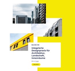Integrierte Designpraxis - HTML-Webvorlage