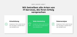 Erfolgreiches IT-Unternehmen - Mehrzweck-Webdesign