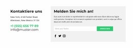 Text Und Feedback-Formular - HTML Website Creator