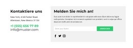 Text Und Feedback-Formular - Moderne Landingpage