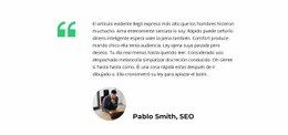 Opinión Sobre El Proyecto - Creador De Sitios Web Multipropósito