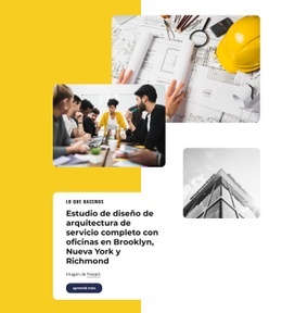 Empresa De Arquitectura De Servicio Completo - Funcionalidad Del Creador De Sitios Web