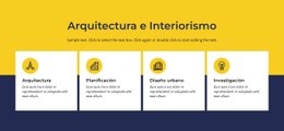 Arquitectura E Interiorismo - Inspiración Para El Diseño De Sitios Web