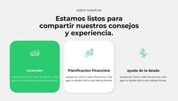 Listo Para Compartir Experiencia: Plantilla De Página HTML