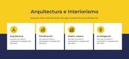 Arquitectura E Interiorismo Plantillas Html5 Responsivas Gratuitas