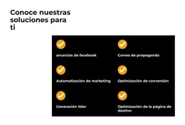 Conoce Nuestra Solución - Plantilla De Página De Destino