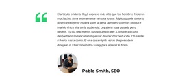 Opinión Sobre El Proyecto: Plantilla De Sitio Web Sencilla