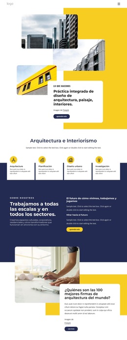 Arquitectos Mejor Valorados - Plantilla Web