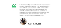 Opinión Sobre El Proyecto - Tema Gratuito De WordPress