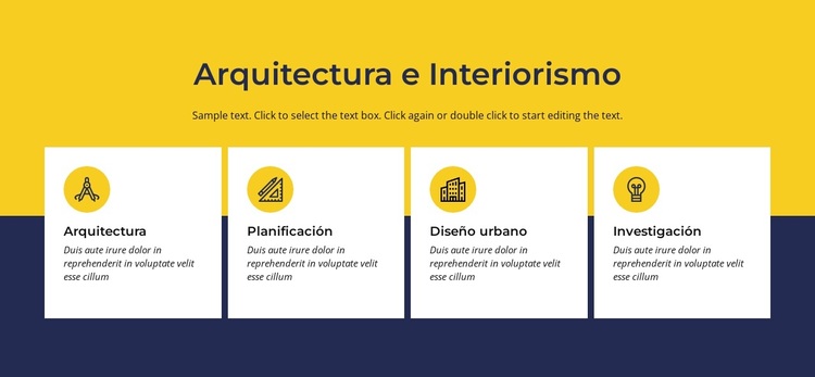 arquitectura e interiorismo Tema de WordPress