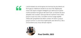 Avis Sur Le Projet - Builder HTML