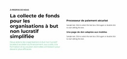 Divers Blocs De Texte - Maquette Du Site