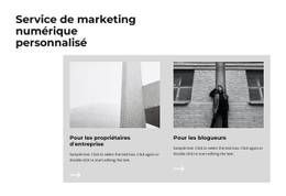 Conception Numérique Personnalisée Modèle De Page De Destination