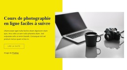 Cours De Photographie En Ligne - Modèle HTML Gratuit