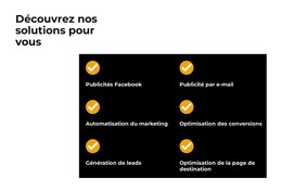 Découvrez Notre Solution - Modèle De Page De Destination