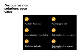 Découvrez Notre Solution - Modèle De Page De Destination
