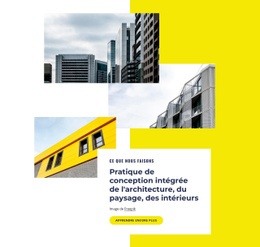 Pratique De Conception Intégrée Modèle D'Une Page