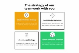 Our Teamwork - Functionality Homepage Design