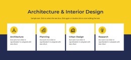 Awesome Homepage Design For Architecture And Interior