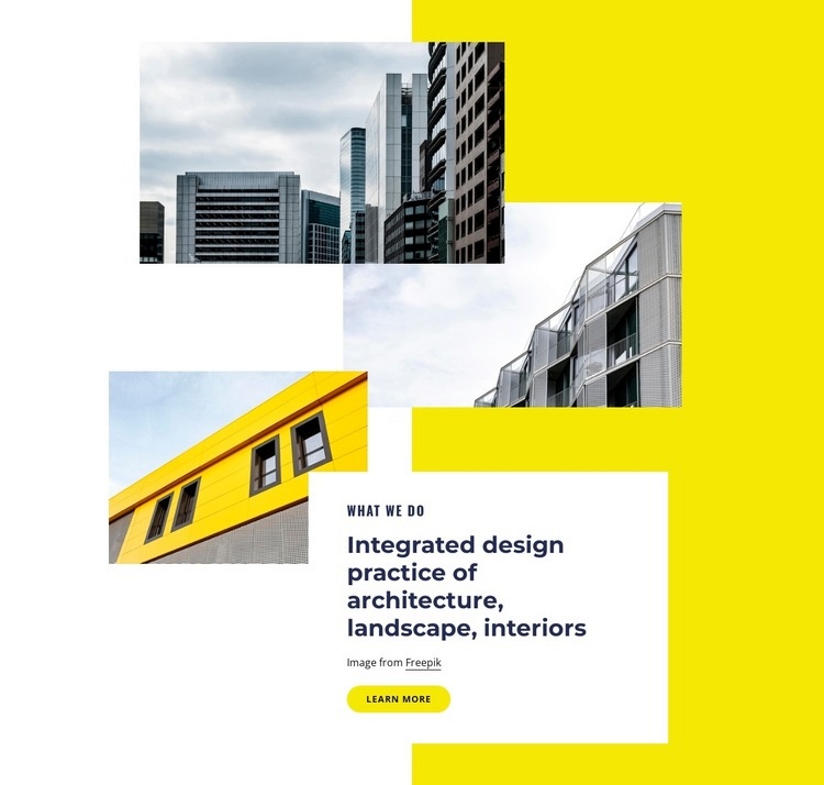 Integrated design practice Homepage Design