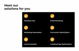Meet Our Solution - Html Code For Inspiration