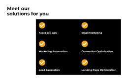 Meet Our Solution - Landing Page Template