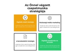 Lenyűgöző Webdizájn A Csapatmunkánk Számára