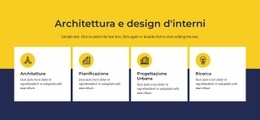 Architettura E Interni - HTML Generator Online