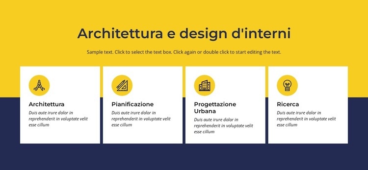 Architettura e interni Progettazione di siti web