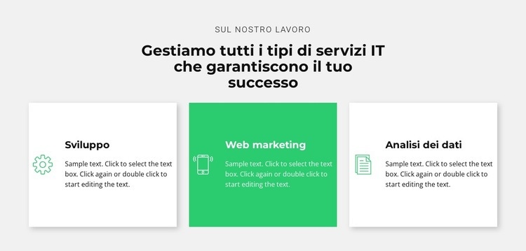 Azienda IT di successo Pagina di destinazione