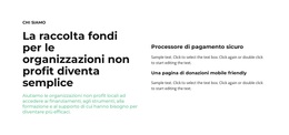 Vari Blocchi Di Testo - Tema WordPress Reattivo