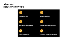 Meet Our Solution - Joomla Template Free Responsive