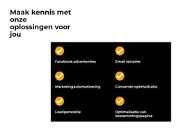 Maak Kennis Met Onze Oplossing CSS-Sjabloon