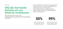 Teller En Tekst HTML CSS-Websitesjabloon