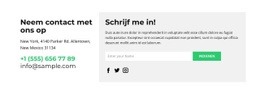 Tekst En Feedbackformulier - HTML5 Blanco Sjabloon