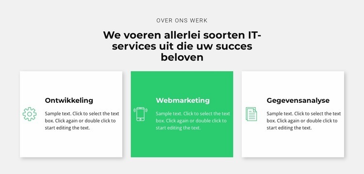 Succesvol IT-bedrijf Sjabloon