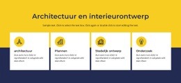 Multifunctioneel Websitemodel Voor Architectuur En Interieur