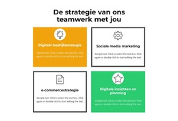 HTML5 Responsief Voor Ons Teamwerk