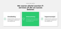 Succesvol IT-Bedrijf - Gratis Websitesjabloon