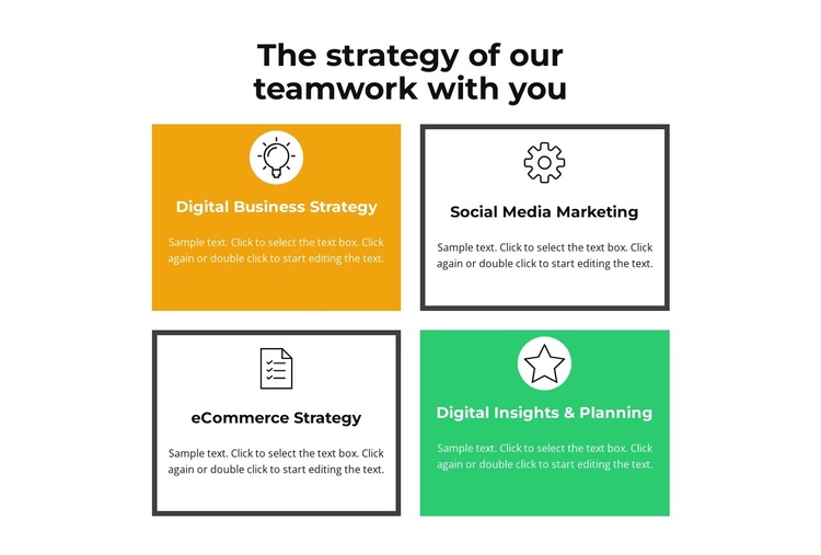 Our teamwork One Page Template