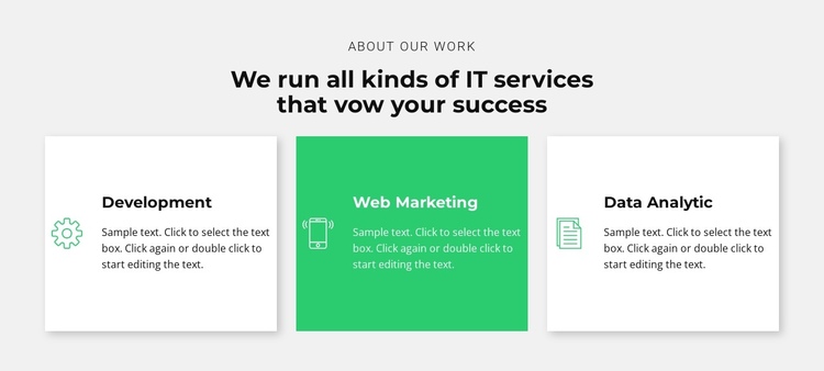Successful IT company One Page Template