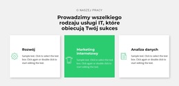 Odnosząca Sukcesy Firma IT - Darmowy Szablon Strony Internetowej