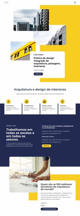 Arquitetos Mais Bem Avaliados - HTML Website Builder