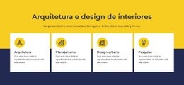 Arquitetura E Interiores - Inspiração Para O Design Do Site